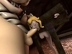 Queen Peach banged by Bowser (Nintendo)