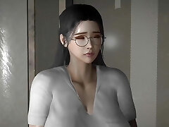 Office girl and black schlong at gym club - Anime Porn 3D Uncensored V287