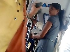 Sri lankan Super-cute office girl bum in bus