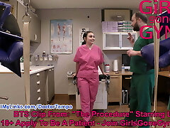 SFW - NonNude BTS From Lenna Lux in The Procedure, Sexy Forearms and Gloves,Watch Whole Film At GirlsGoneGynoCom