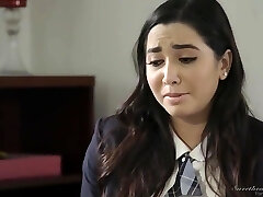 Brandi Love and her lesbian student embarked doing some very naughty stuff, in the office Brandi Love and her lesbian student embarked doing some very naughty stuff, in the office