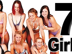 Casting with 7 super-naughty girls