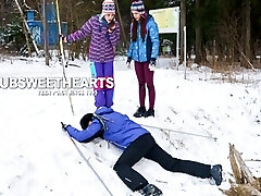 Teens (Eighteen+) go on a Slippery Slope