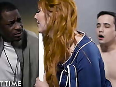 ADULT TIME - Lauren Phillips'_ Husband Nearly Catches Her Boning A Schoolgirl!