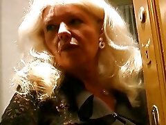 Old and busty German granny in tights loves making a cock cum Old and busty German granny in tights loves making a cock cum