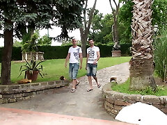 Two couples in a swinger pub swap dolls and have an orgy Two couples in a swinger pub swap dolls and have an orgy