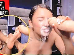 Milking YOUR COCK WITH MY FEET AND A MESSY DEEP THROAT AND FACIAL Demonstrate BY STORMIHART