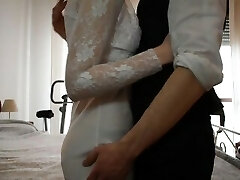 Hot teen gets plowed and creampied after gala (fan request)