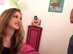 Nubile Teen With Lil Tits Gets Reamed By Step-Dad