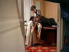 Vintage Hot Lovemaking and Toying Action at the Office