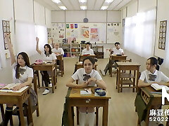 tráiler-presentación de un nuevo estudiante en la escuela secundaria-wen rui xin-mdhs-0001-el mejor video porno original de asia