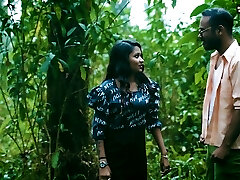 Boyfriend plows Desi Pornstar The StarSudipa in the open Jungle for cum into her Gullet ( Hindi Audio )
