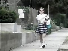 Shy young girl gets fucked by kinky dude on her way to school