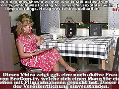 niemiecki blondynka dojrzały mamuśki otrzymać przejebane w kuchnia