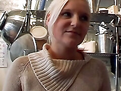 Exotic German ash-blonde loves eating cum after having sex Exotic German ash-blonde loves eating cum after having sex