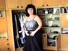 cute milf getting clothed