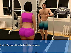 Lily Of The Valley: Red-hot Cuckold MILF And Muscular Guy In The Gym - Ep44