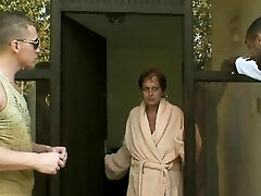 Two big-cocked guys share hot grandmother neighbor Two big-cocked guys share hot grandmother neighbor