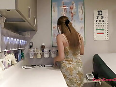 Prego Sweethearts Nova Maverick & Ashley Grace Get A Stimulating Check-up in Doctor Tampa's Office , At GirlsGoneGynoCom