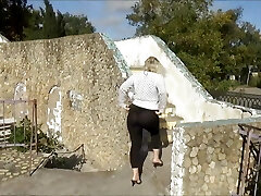 Walk in transparent leggings-Mouth-watering ass in public Walk in transparent leggings-Mouth-watering ass in public