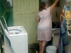 Spying Aunty Donk Washing ... Big Butt Chubby Bbw Mom