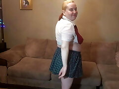 MILF in horny School uniform