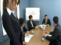 A marvelous naughty secretary is very important to the company's team spirit A marvelous naughty secretary is very important to the company's team spirit