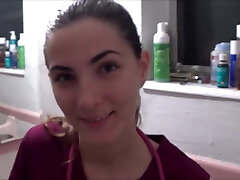 Young Nurse Mummy Examines Step Son - Family Therapy