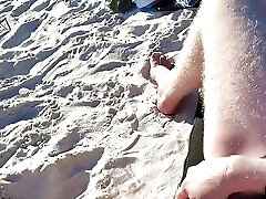 Outdoor fuck-a-thon on a nudist beach in Bahia