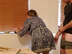 Submissive free use stepmother gives anal to her son on demand