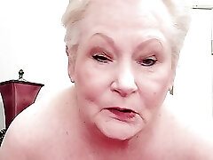 Watch Granny Shave Her Fat Muff