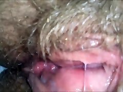 Super Close-up Eating Out her Mature Fuckbox