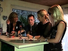 German mature reverse gangbang party
