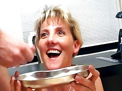 Sick patient and nasty doctor giving a horny German nurse some steaming cum