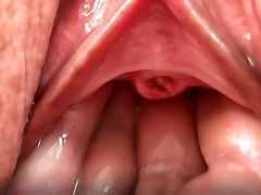 Husband made a immense stretched cunt out of my cute pink pussy after helping me shave the bushes. Fist. Fuck. Orgasm