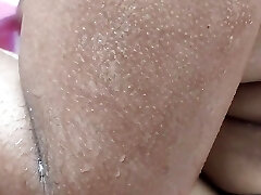 Indian Female Washes Her Perfect Body