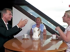 German swinger couple seduces big cupcakes mature housewife German swinger couple seduces big cupcakes mature housewife