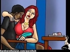 PAWG Red Haired MILF use her Ginormous Bum on black step son.