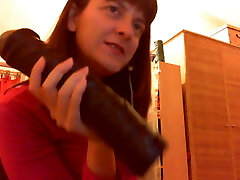 You are forced to worship my big jizz-shotguns and strapon