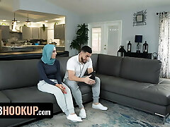 Hijab Hookup - Splendid Gigantic Titted Arab Beauty Smashes Her Soccer Coach To Keep Her Place In The Team