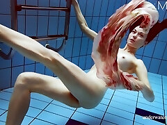 Sexy Italian lady Martina underwater