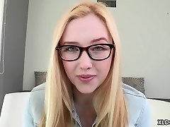 Teen Samantha Rone nails huge cock