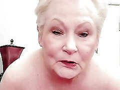 Watch Granny Shave Her Fat Coochie