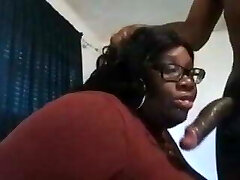 Busty Ebony Bbw Milking Bbc