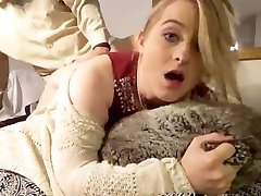 Her Sunday Hottest - Fuck & Cascading Cum In Hungry Blondes Jaws After Church!