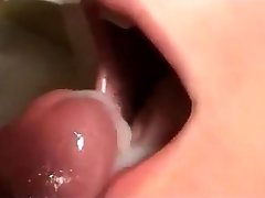 I swallow big fountain of cum