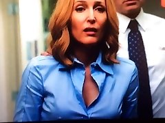 Dana Scully X-Files rock rigid nips
