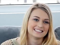 Gorgeous blonde teenager loves to fuck