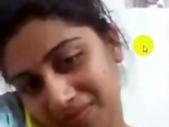 desi collage girl getting off on Skype for her boyfriend