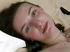 Seductive lust loving whore in wet hairy vag widely opened in scene 01 from movie Giovani debuttanti e porche